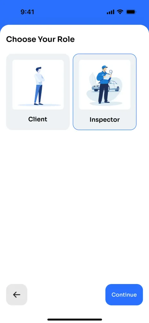 Earlier design: choosing a role